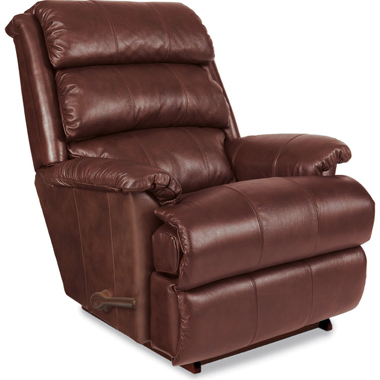 LaZBoy Astor 37.5'' Wide Genuine Leather Manual Standard Recliner